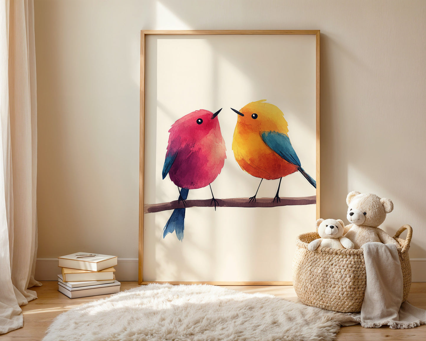 Two of a Kind — Kids Wall Art Print