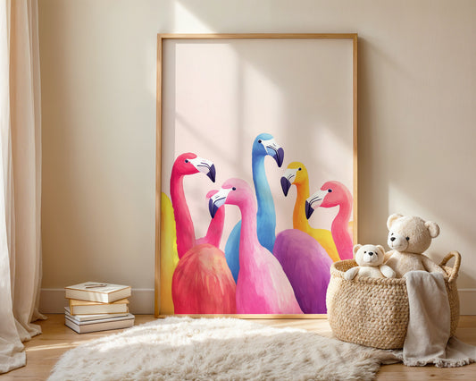 The Flock — Kids Wall Art Print