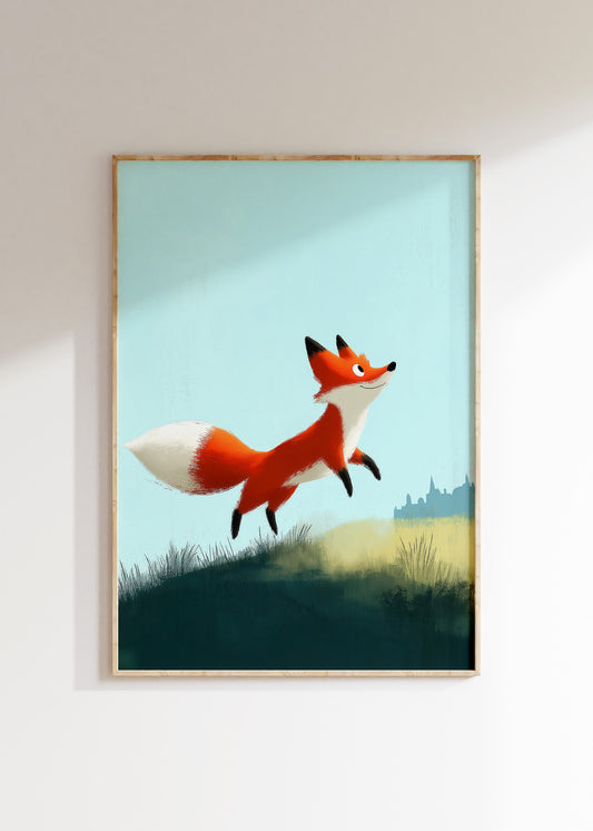 The Great Escape — Kids Adventure Wall Art Print