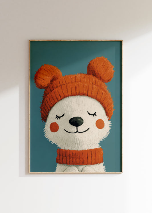 Bonnet Nap — Nursery Wall Art Print