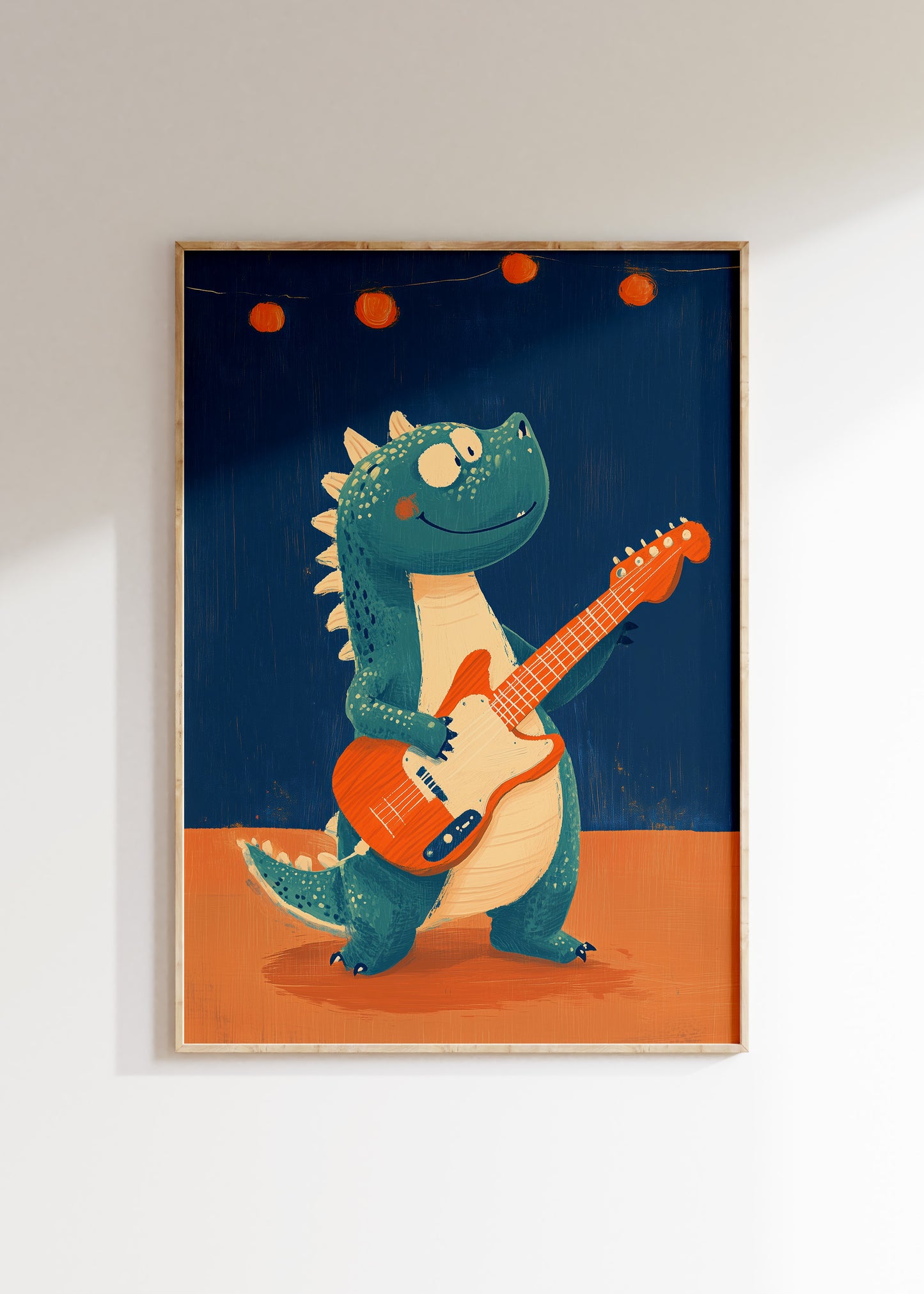 Dino Stage — Kids Wall Art Print