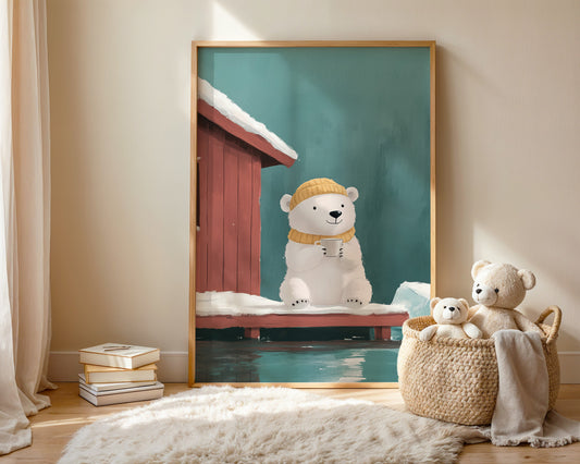 Cabin Morning — Kids Wall Art Print