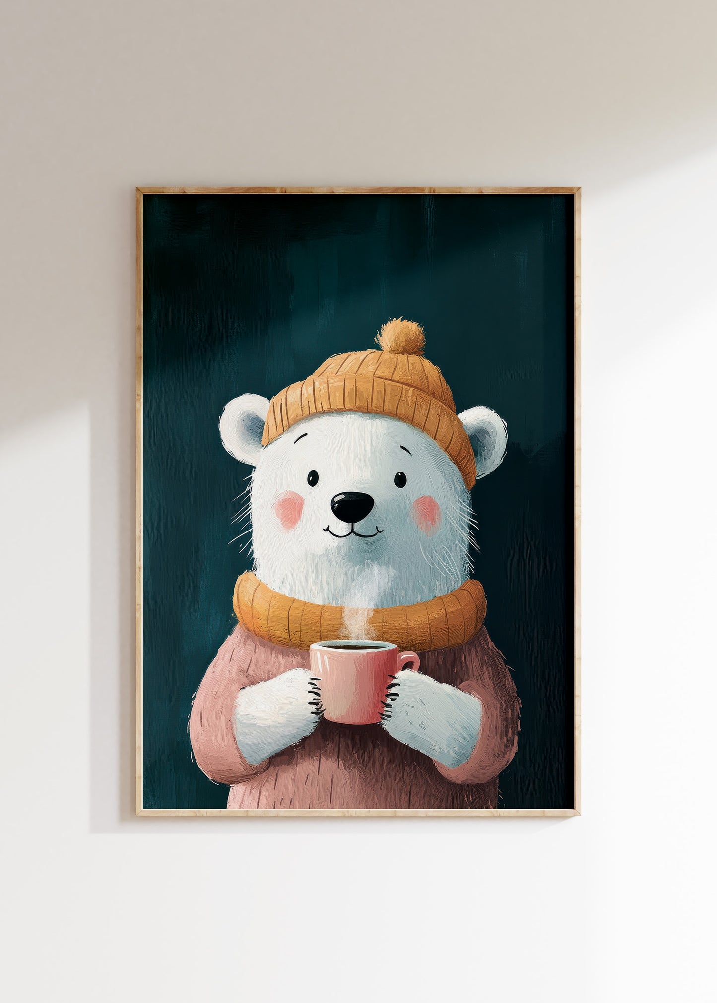 Cocoa Bear — Kids Wall Art Print