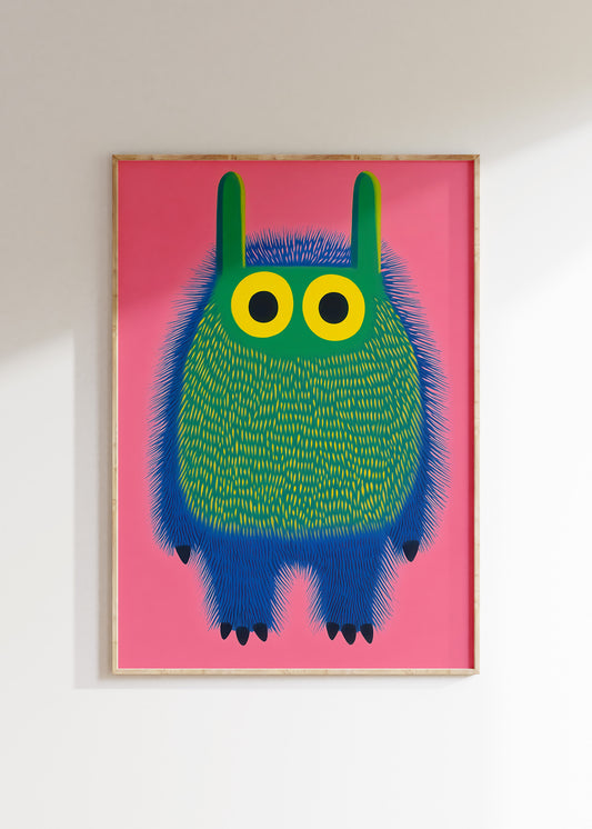 Fuzzy — Kids Wall Art Print