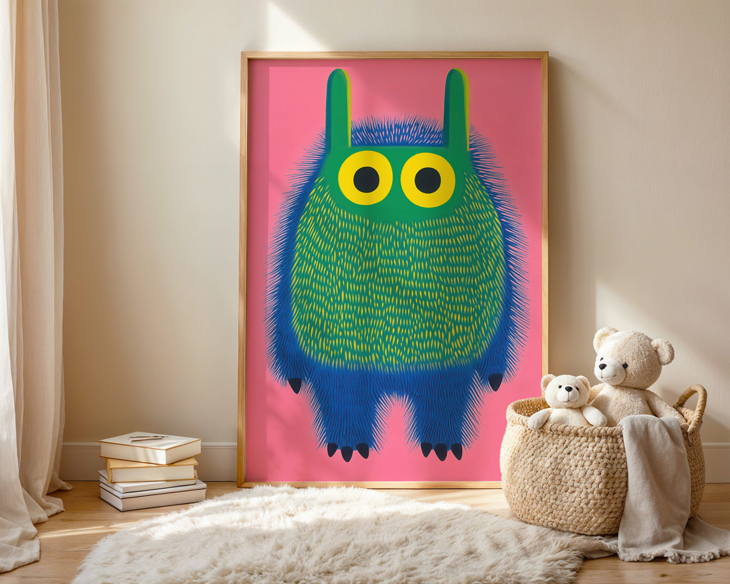 Fuzzy — Kids Wall Art Print