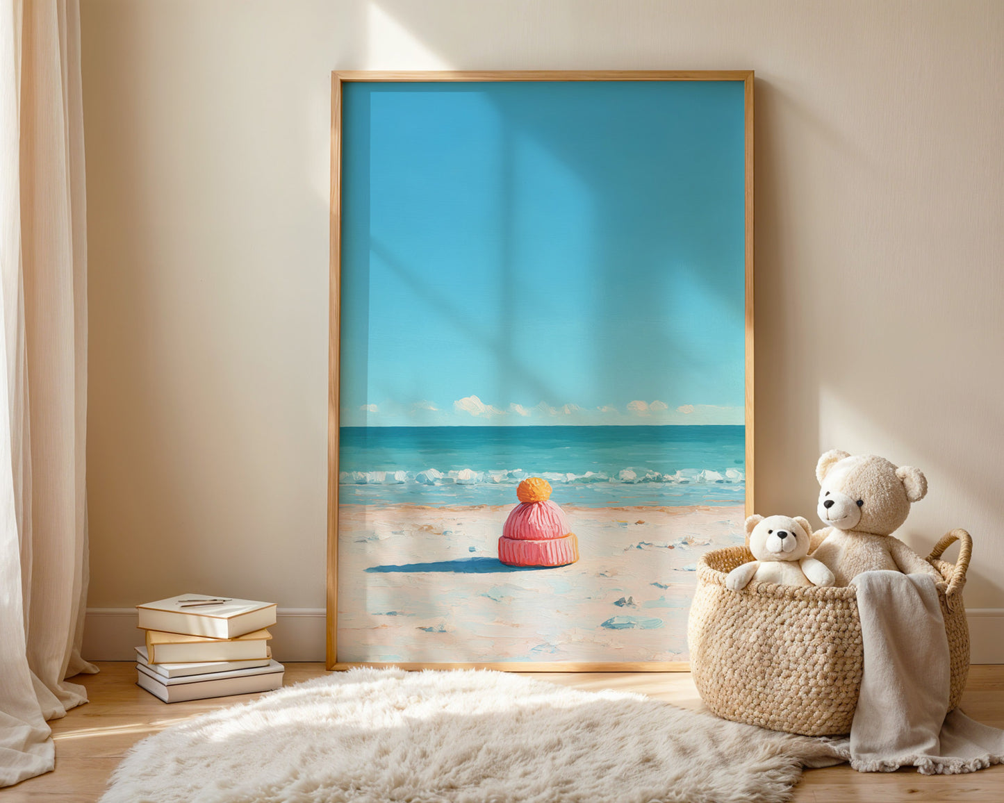Lost Beanie — Kids Wall Art Print