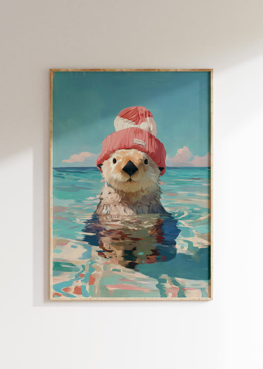 Swim Cap — Kids Wall Art Print