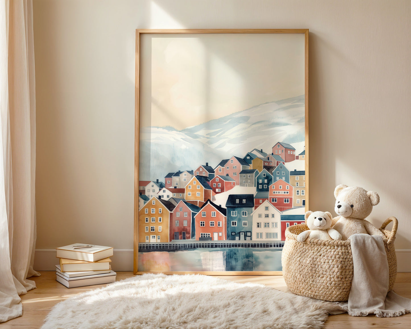 Harbour Town — Kids Wall Art Print