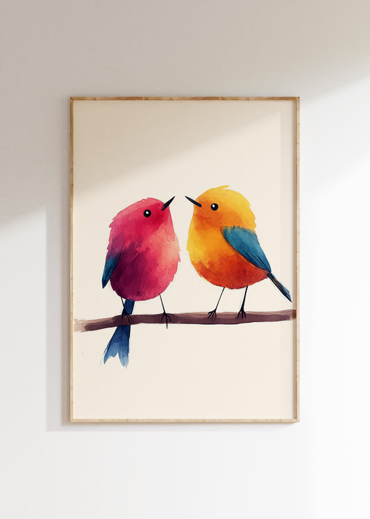 Two of a Kind — Kids Wall Art Print