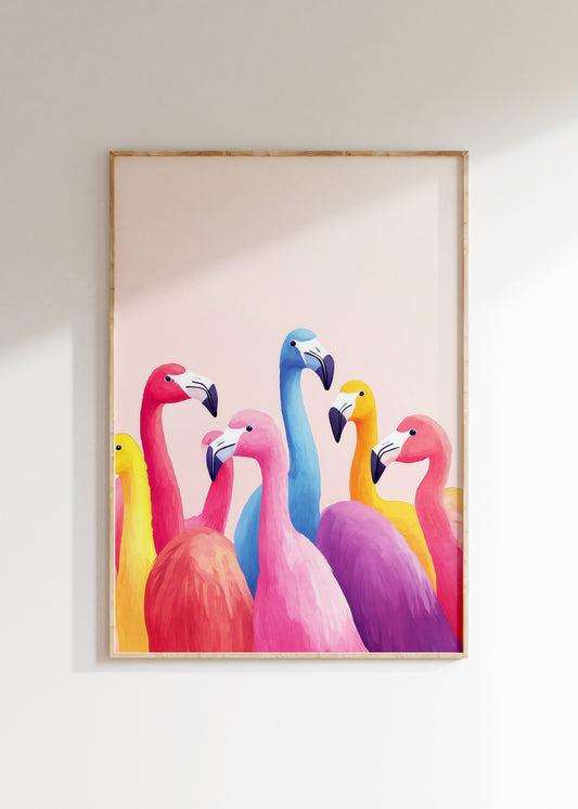 The Flock — Kids Wall Art Print