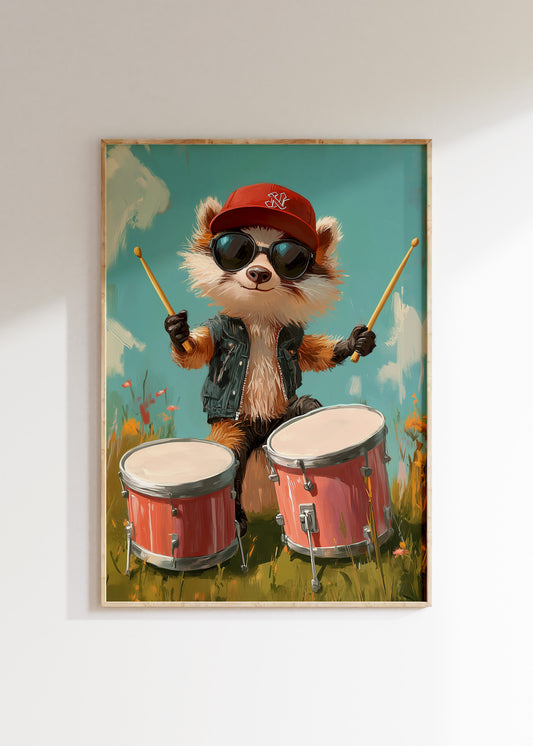 Drum Roll — Kids Wall Art Print