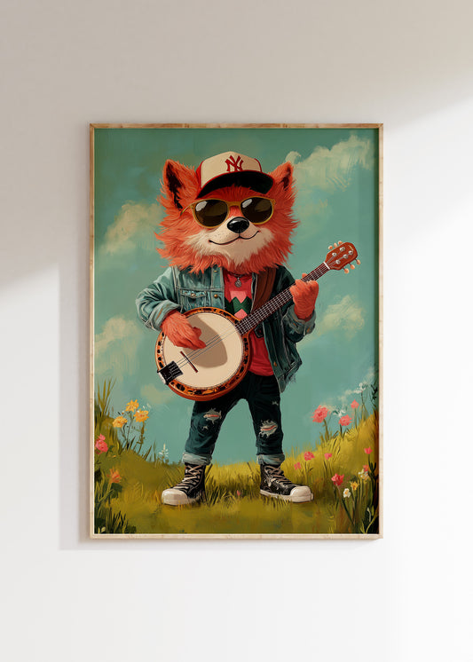 Banjo Blaze — Kids Wall Art Print