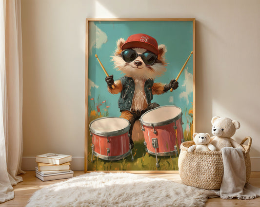 Drum Roll — Kids Wall Art Print