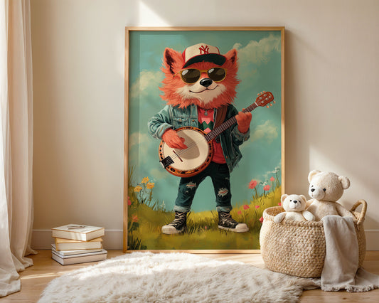 Banjo Blaze — Kids Wall Art Print